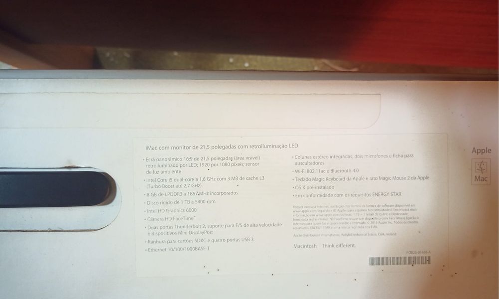 Vendo IMac 21,5 polegadas