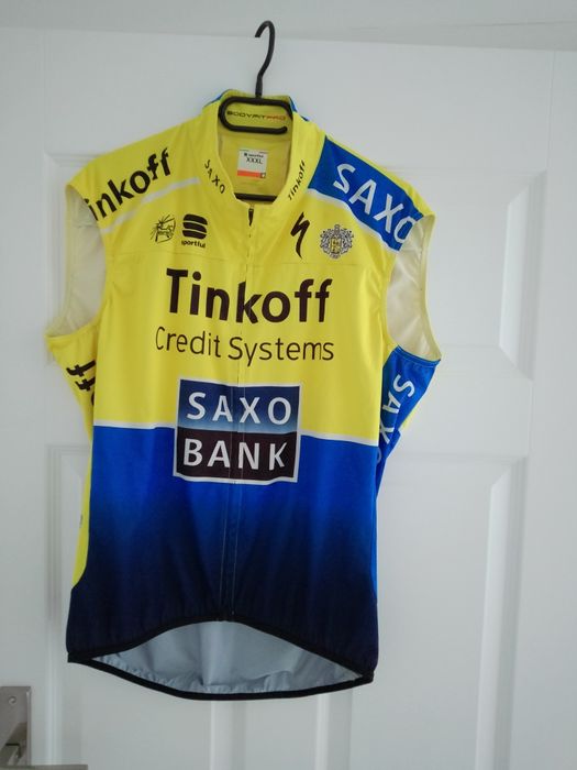 Sportful Vest Tinkoff-Saxo Team UCI Pro Tour Jersey kamizelka rowerowa bluza kolarska XXXL profesjonalna bike cycling