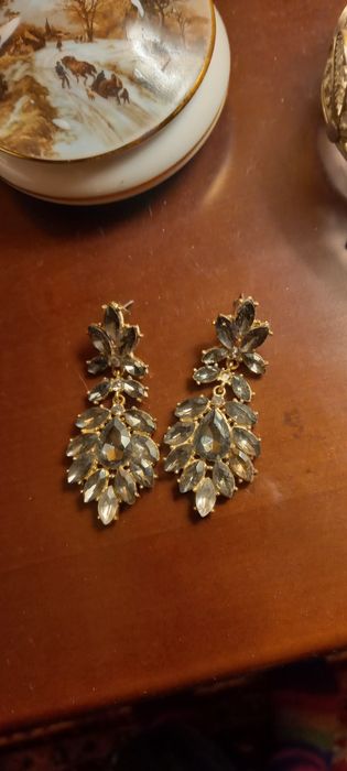 Чешская бижутерия серьги разные