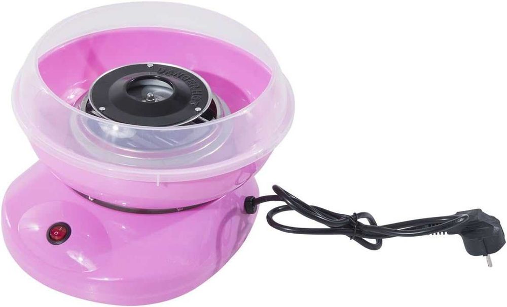 (NOVA) Máquina para fazer algodão doce, cor rosa