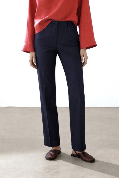 Брюки Massimo Dutti штани сигарети бавовна