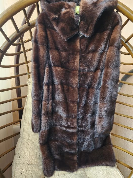 Шуба норкова-трансформер, розмір хс-с