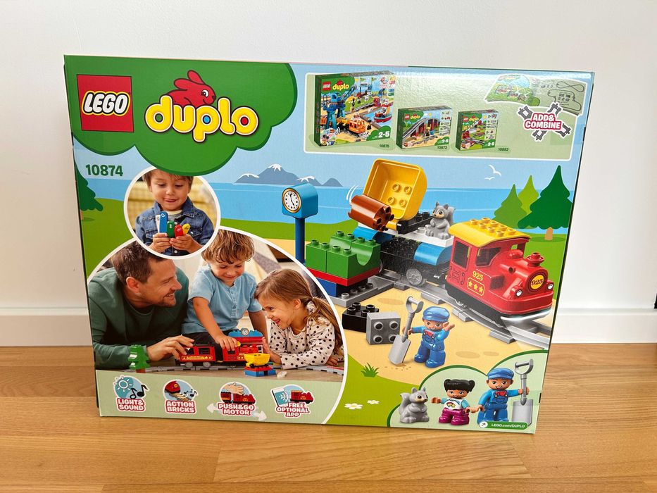 LEGO 10874 Duplo - Pociąg parowy Łączany / Oświęcim