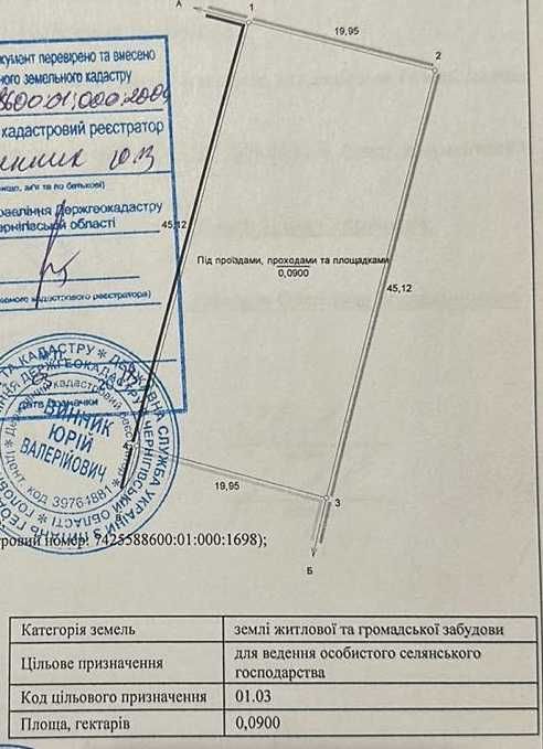 Продается Участок Старый Белоус