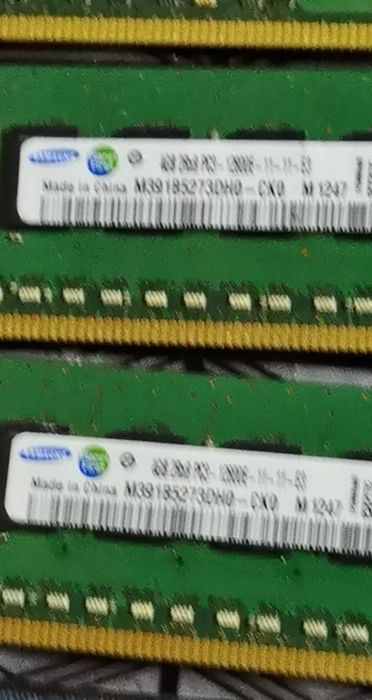 Pamięci RAM 2GBx2, 4GBx4 DDR3 6szt