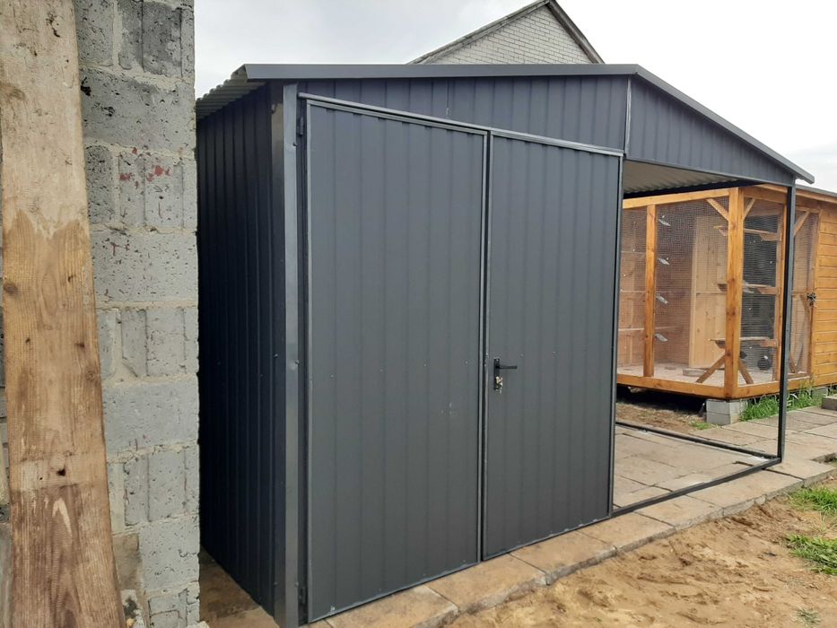 Schowek Narzędziowy + Dodatkowa Wiatka Drwnopodobny