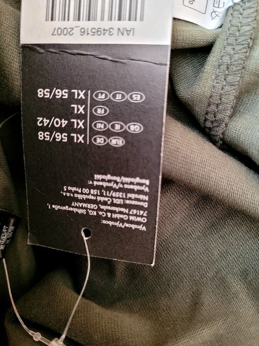 Nowe męskie bawełniane szorty XL