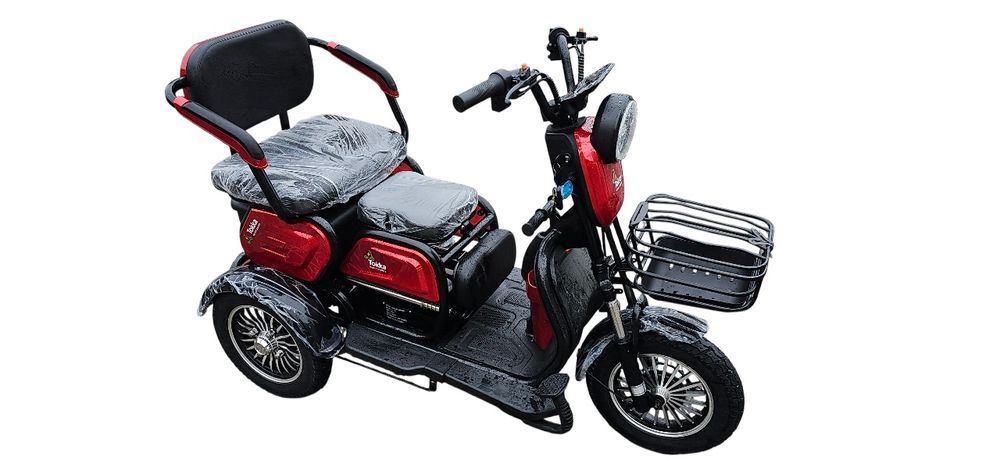 Токка, електротрайк, трицикл, літій залізо-фосфатний  акумулятор