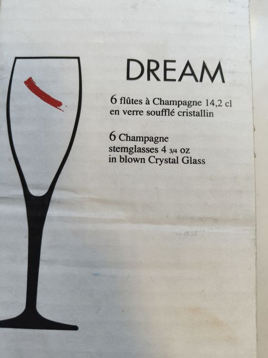 Caixa de flute de champanhe