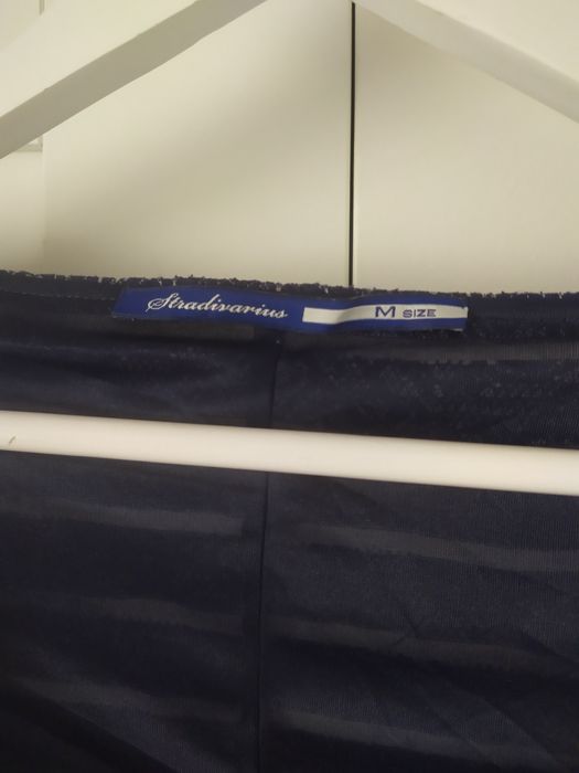 Tunika/ bluzka w paski, koronkowy wzór r. S/M Stradivarius