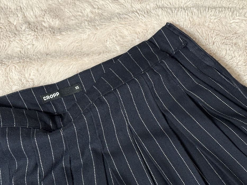 Юбка в складку синяя мини Cropp Аниме юбка Теннисная Xs S + Mango