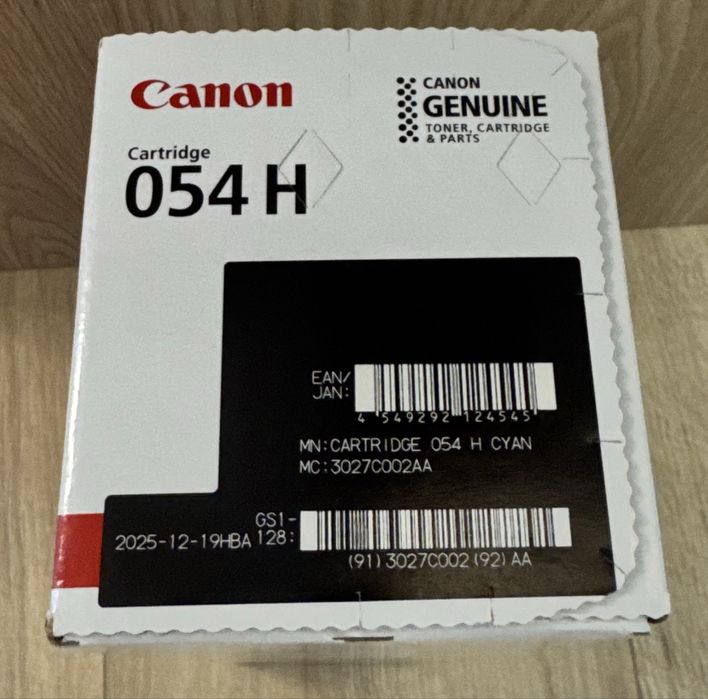 Oryginalny toner Canon 054H cyan niebieski