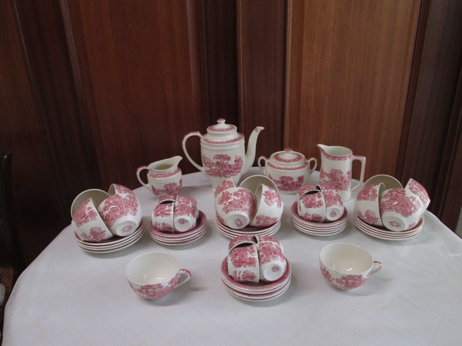 Serviço de Chá e Serviço de Café - Estátua Rosa - Gilman&CTA - Sacavém