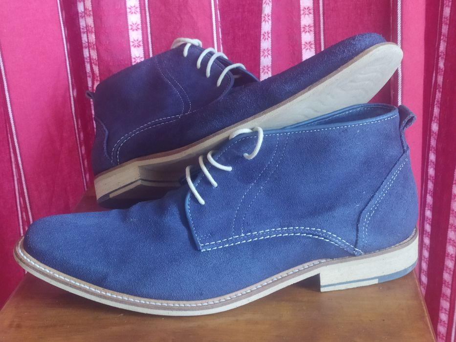 Фирменные классные ботинки- дезерты NELSON Голландия.44-45 р.Натур.кож