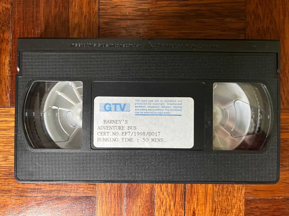 VHS Barney's adventure bus (1997, Feldman)