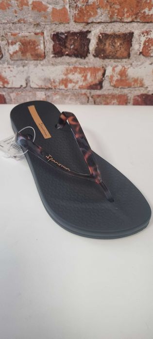 Ipanema klapki japonki damskie Klapki czarne gumowe r 41