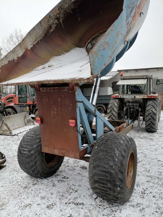 Przyczepa skorupowa wozidło budowlane