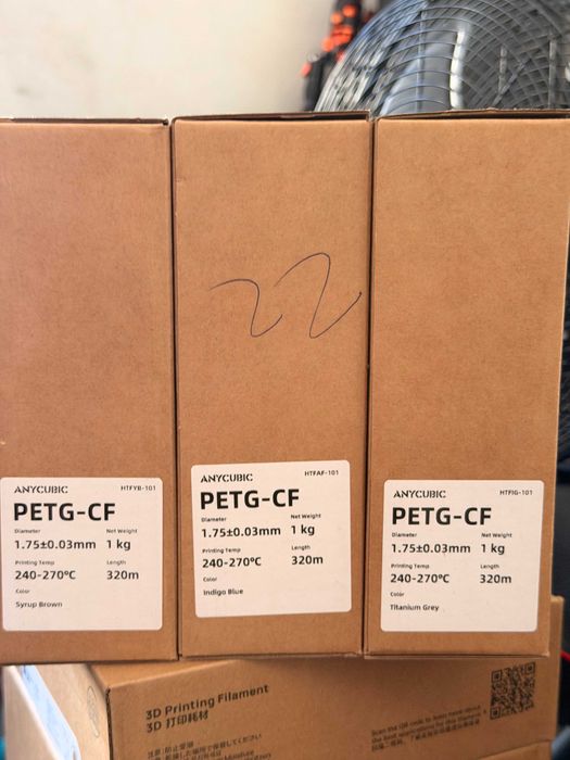 3Kgs Filamento Impressao 3D Anycubic PETG-CF