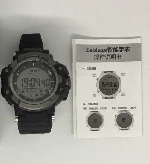 Умные Смарт часы Zeblaze Muscle bluetooth с шагомером