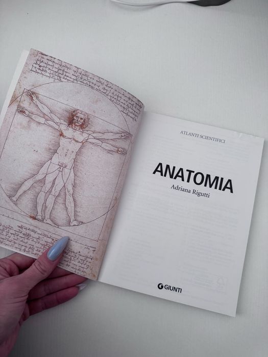 Книга з анатомії італійською мовою / Anatomia  Adriana Rigutti