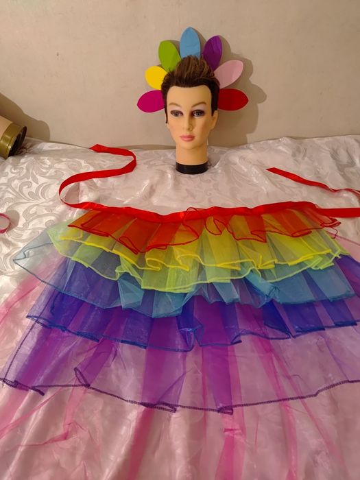 Strój przebranie śliczny kwiat kwiatek kwiatuszek rozmiar uniwersalny