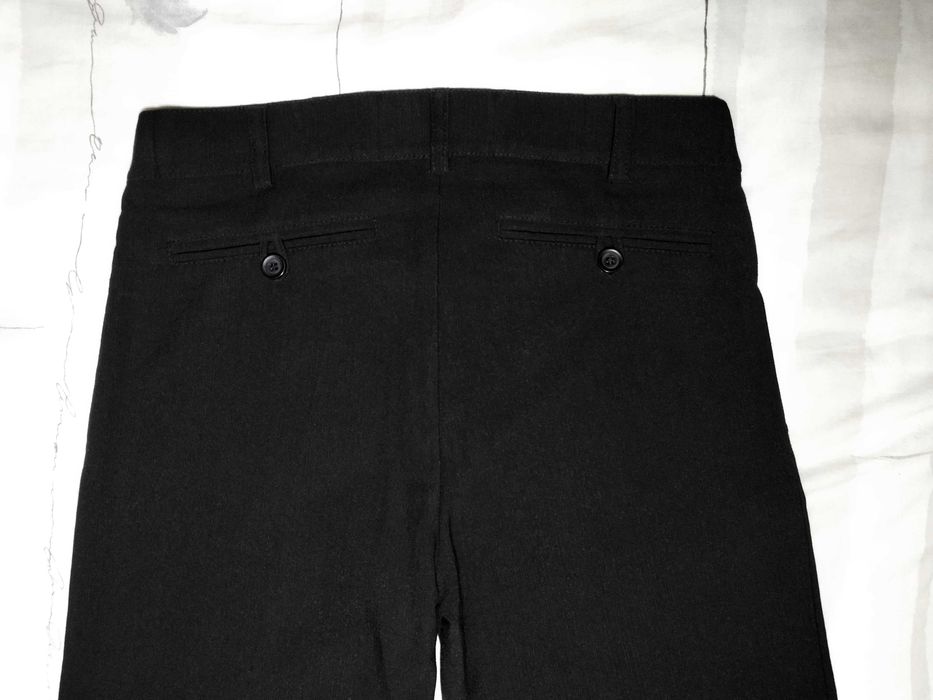 Классические бриджи черные женские брючные бріджі чорні класичні XS