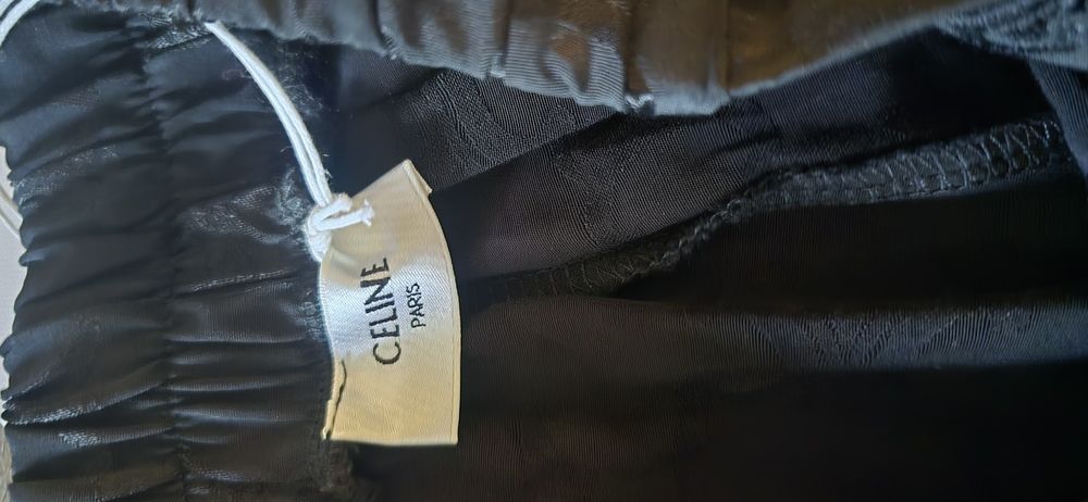 Spodnie satynowe Celine