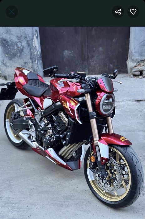 Мотоцикл хонда honda cb650r 22 рік.