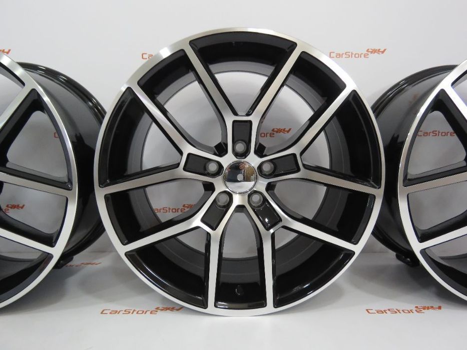 Jantes Look Volvo Polestar 18 x 8  et 45 5x108 Pretas + Polidas