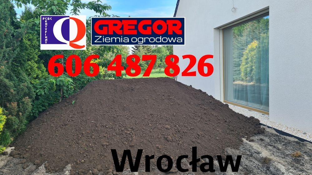 ZIEMIA ogrodowa z separatora Wrocław