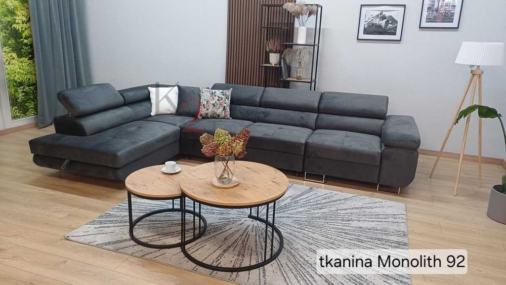 Narożnik Arteon Long z Funkcją spania Kanapa PROMOCJA  Dostawa 3-7 DNI