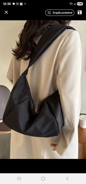 Hit crossbody czarny unisex torebka nerka męska