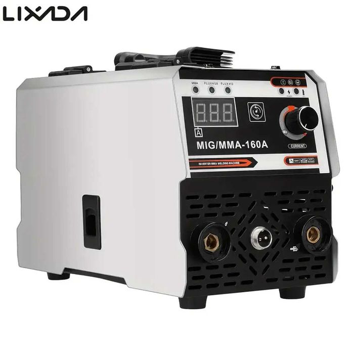 D88- Máquina soldar 160A MIG 2 Em 1, MIG Com Display Digital LED