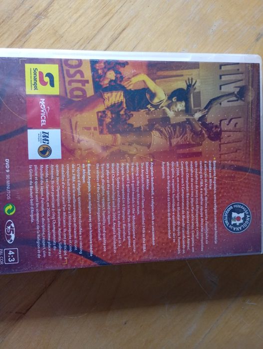 Basquetebol Angola uma religião DVD raro
