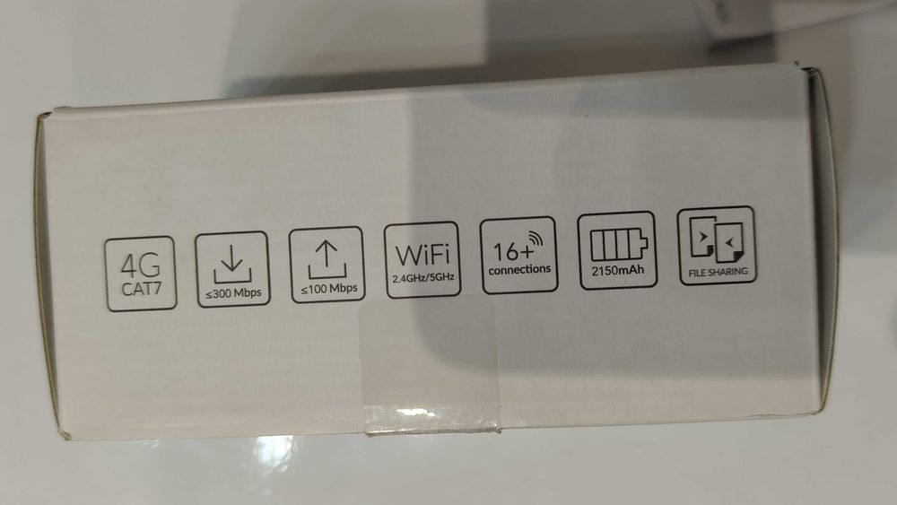 Sprzedam mobilny router ALCATEL Link Zone CAT7 2,4 GHz / 5 GHz 4G LTE