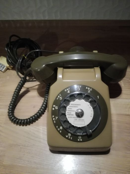 telefon retro francuski dodatkowa słuchawka