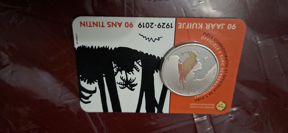 Moeda 90 anos Tintim