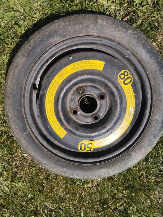 Koło dojazdowe, dojazdówka Michelin R15 i Continental R15