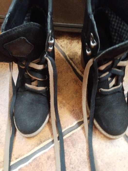 Botki z Deichmann skóra