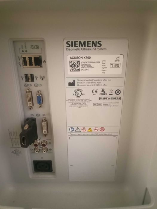УЗД Апарат Siemens ACUSON X700, УЗИ сканер