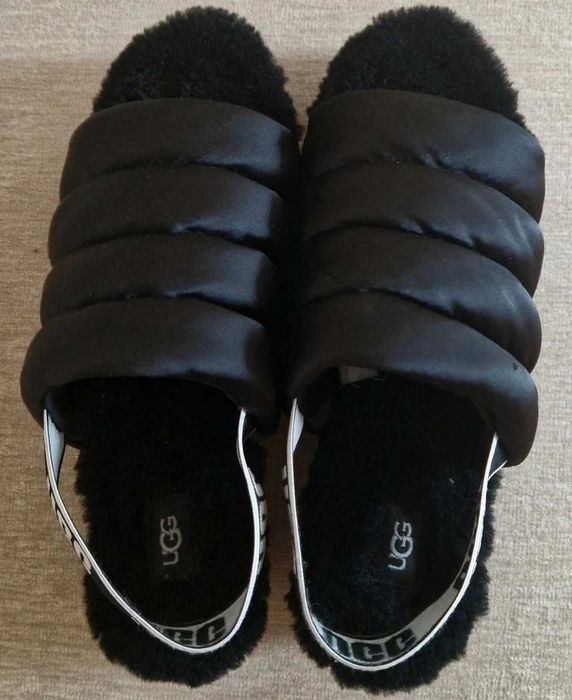 Klapki UGG na platformie r.40