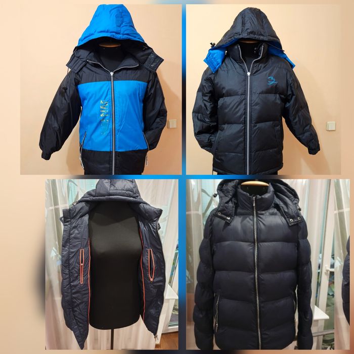 Naf Naf, Spada куртка  пуховик непромокаемый двухсторонний унисекс