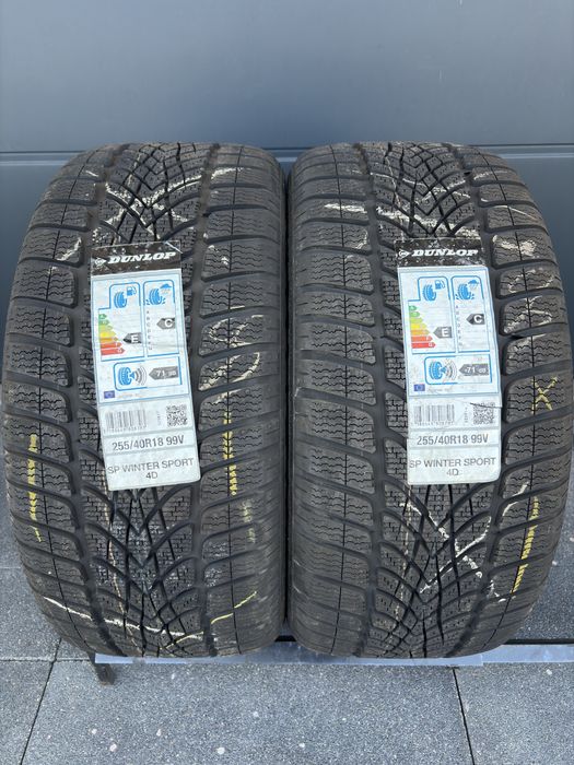 Nowe opony zimowe 255 40 r18 Dunlop 2024r