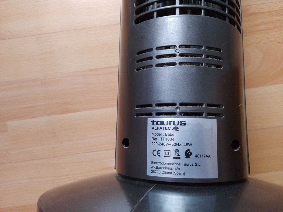 Ventoinha de Coluna TAURUS ALPATEC modelo Babel TF 1004