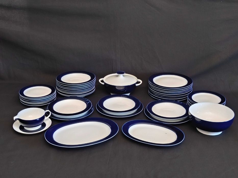 Serwis obiadowy kobaltowy 12 os Thomas