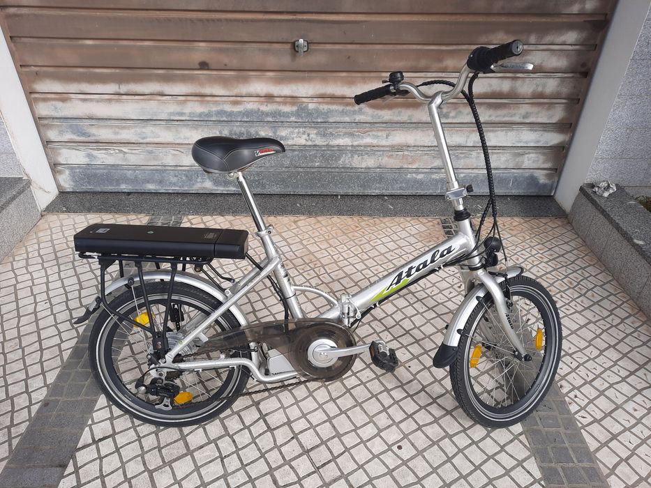 Bicicleta dobrável alumínio eléctrica