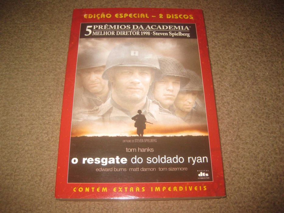 "O Resgate do Soldado Ryan" Tom Hanks/Edição Especial 2 DVDs/Slidepack