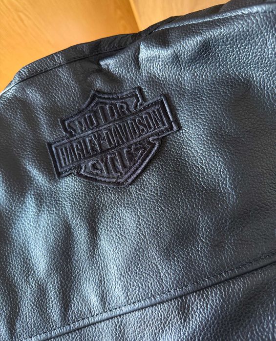 Chaleco de cuero moto Harley talla XL