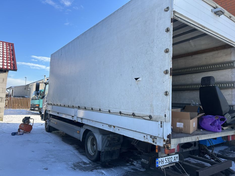 Будка на атего з гідробортом