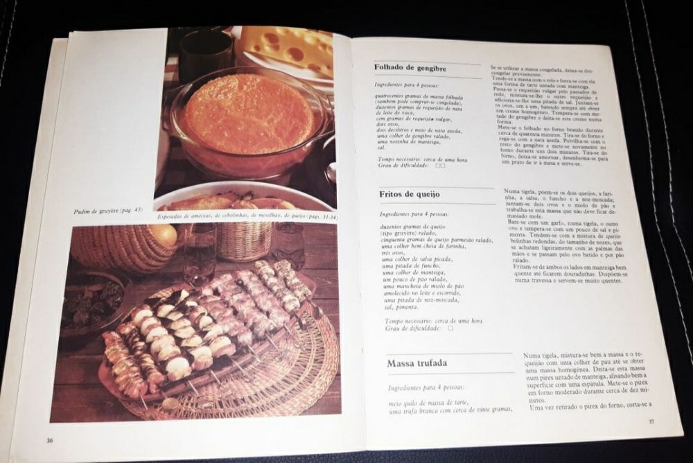 Livros de culinária antigos